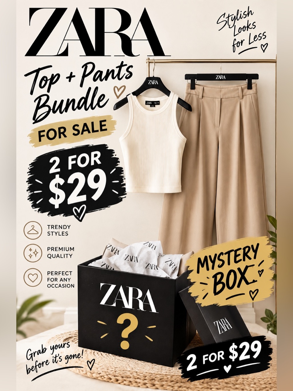 2 items Zara for $29